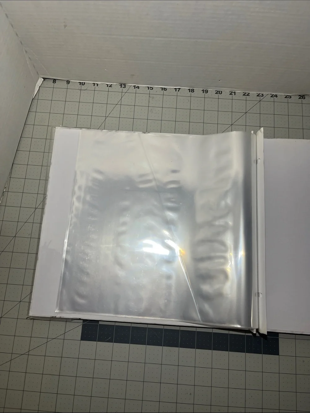Marble Pattern 12x12 Scrapbook Album - White
